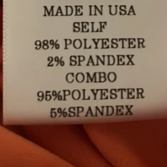 Women’s SLINKY BRAND, Knit, Beachy, Sleeveless Dress, Tangerine Orange, Medium - Picture 5 of 5